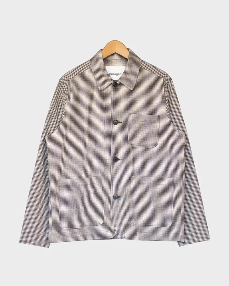 Squire Seersucker Jacket Brown Checks