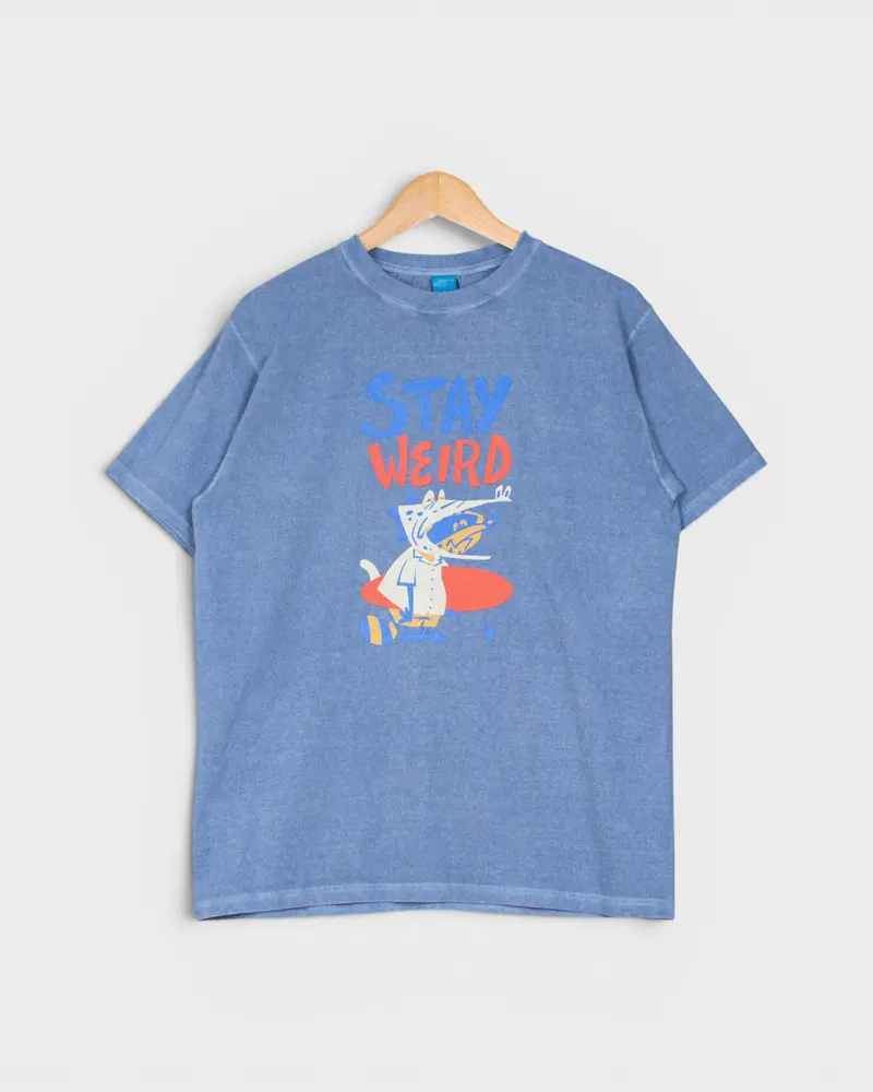 Stay Weird SS Tee P-Ajisai