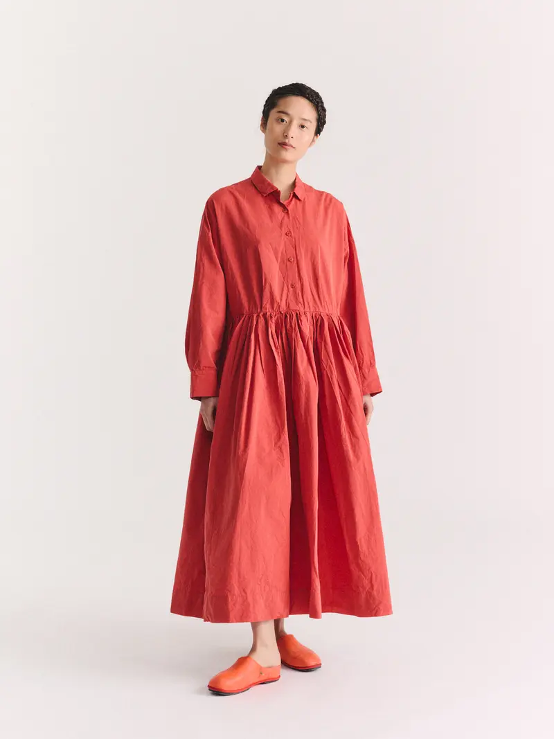 STEPHANIE DRESS - PAPER COT - BURNT ORANGE