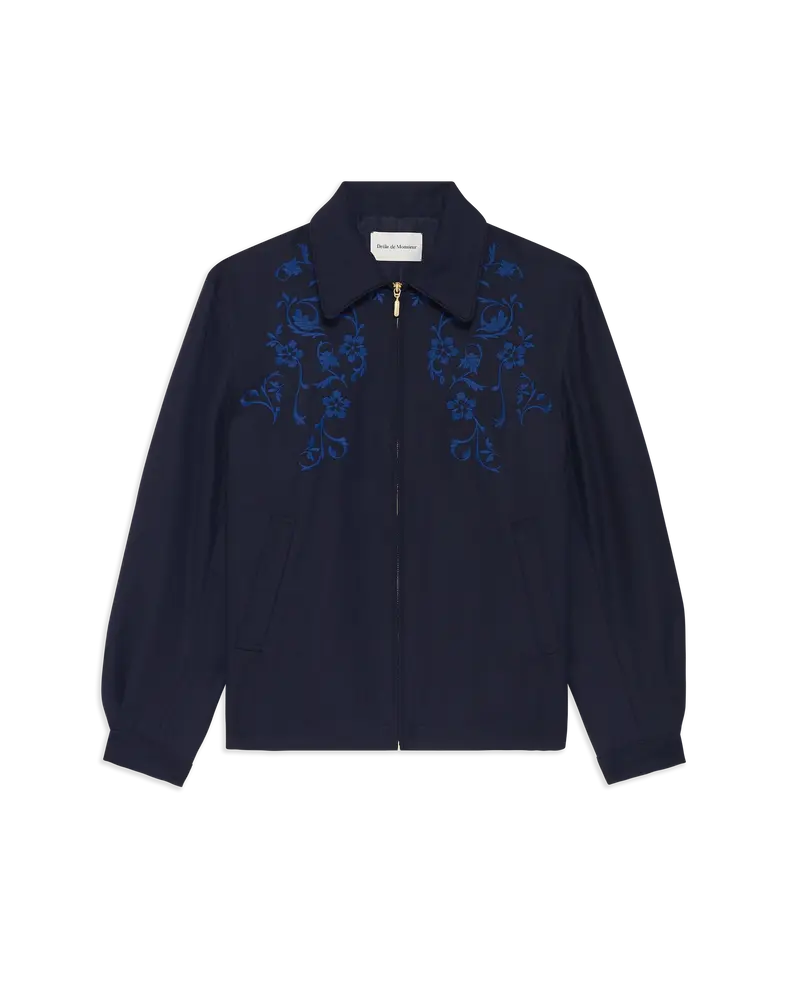 Straight Embroidery Jacket