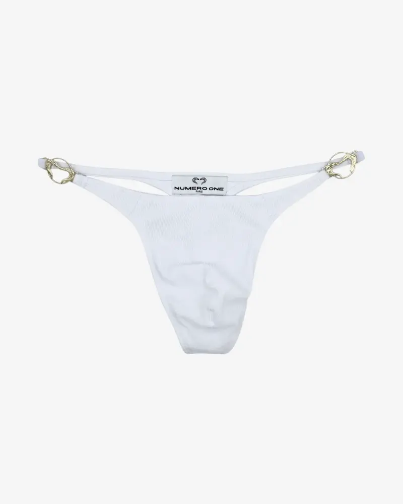 STRING SIGNATURE - BLANC