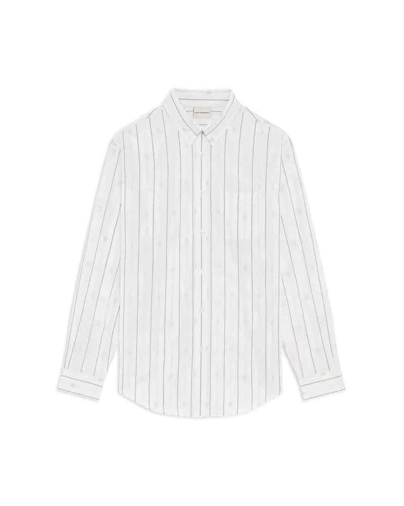 Striped Monogram Shirt