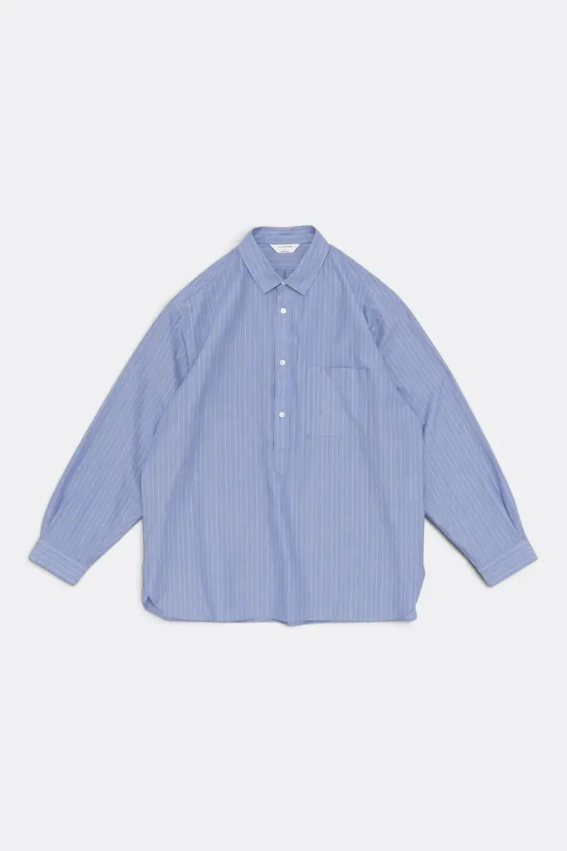 Striped Pullover Shirt - Blue stripe