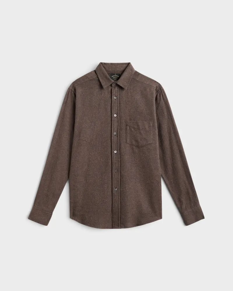 Suavis Flannel Shirt Brown