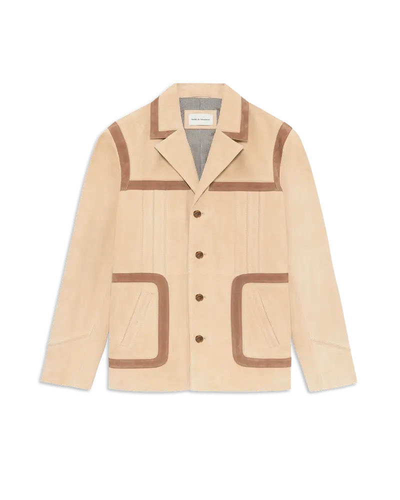 Suede Leather Safari Jacket