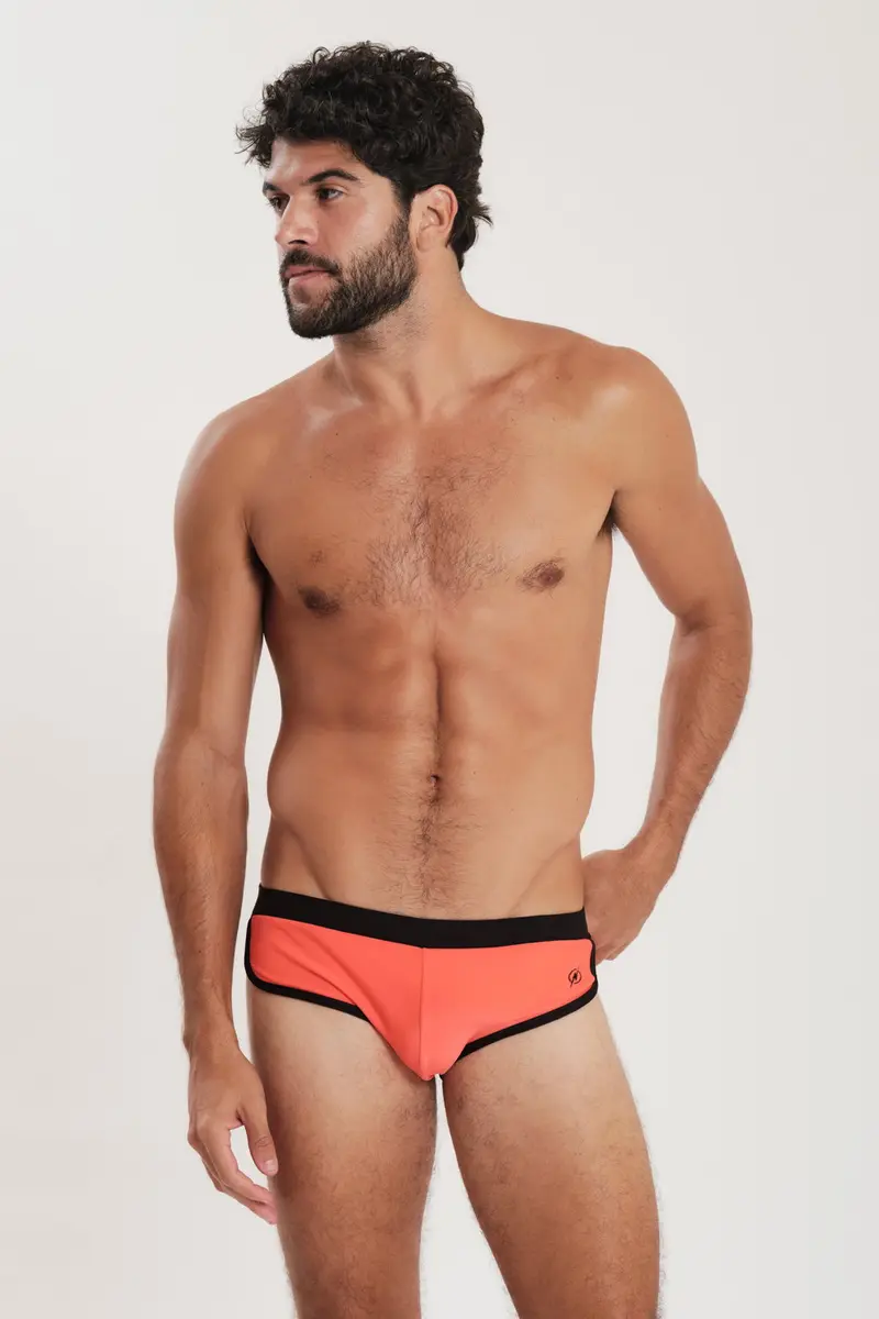 Sunga Miami Liso Coral