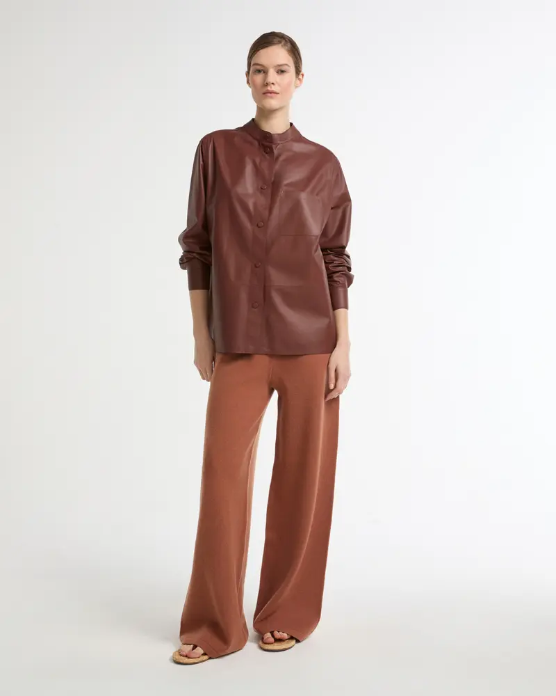 Supple lambskin shirt