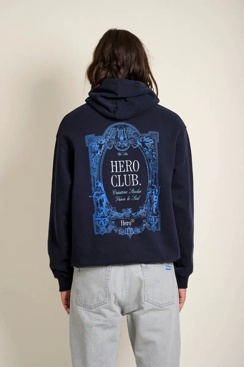 SWEAT À CAPUCHE ALEXAN - DARK NAVY