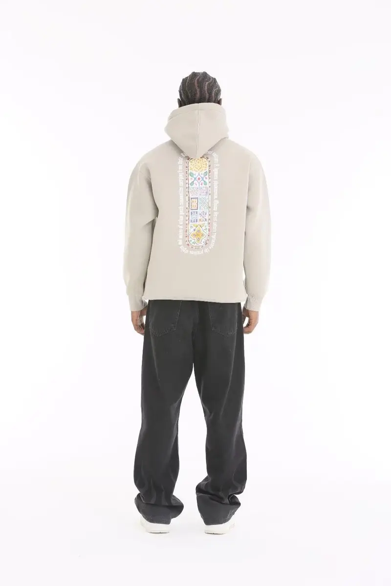 Sweat à capuche avec imprimé