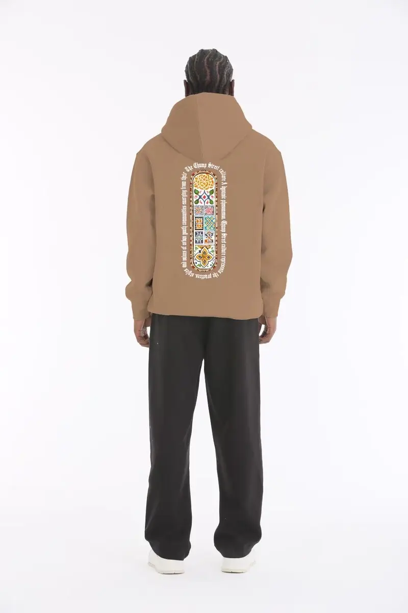 Sweat à capuche avec imprimé