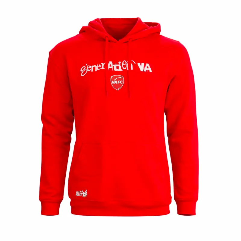 SWEAT À CAPUCHE GÉNÉRATION VA ROUGE
