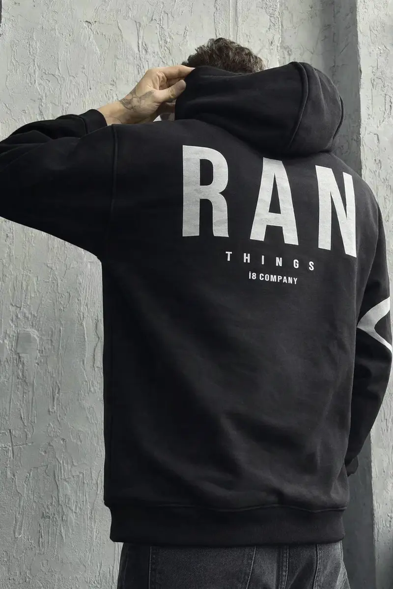 Sweat à capuche imprimé