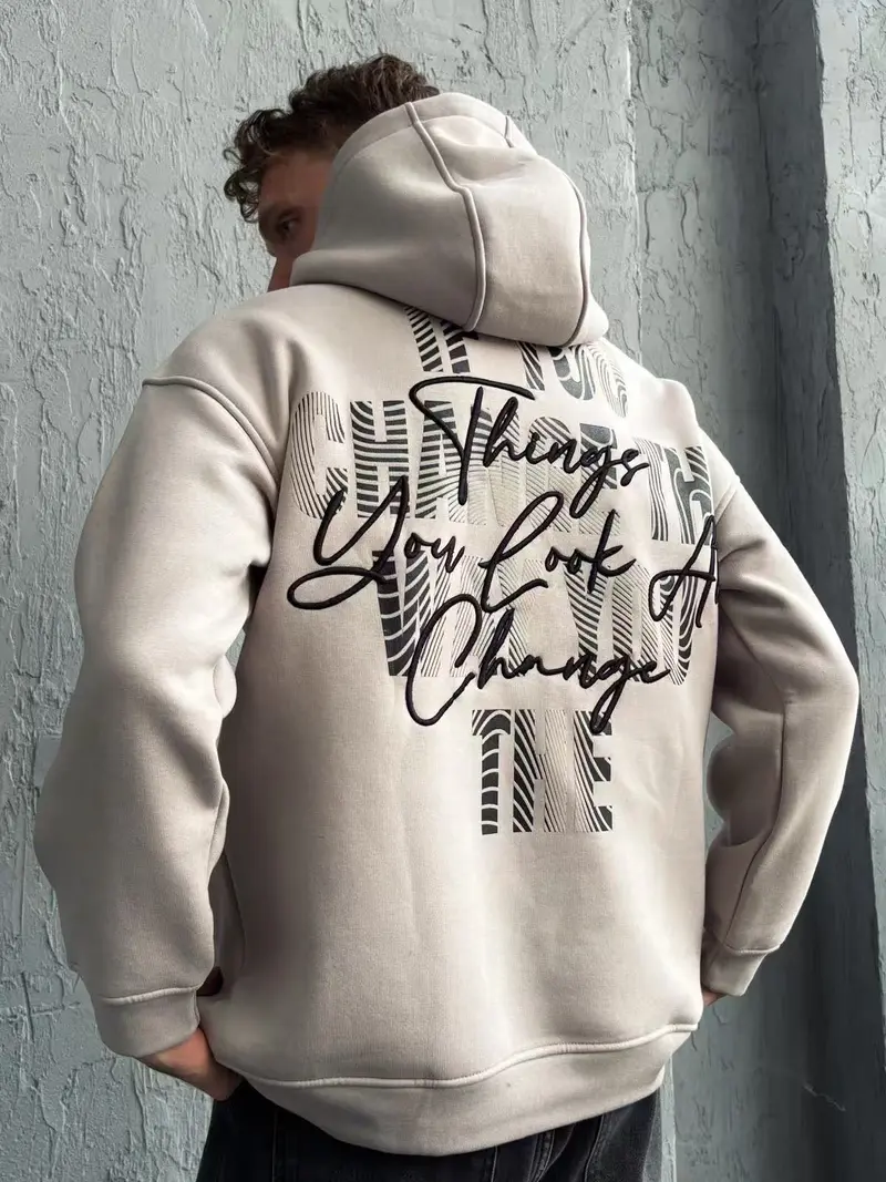 sweat à capuche imprimé