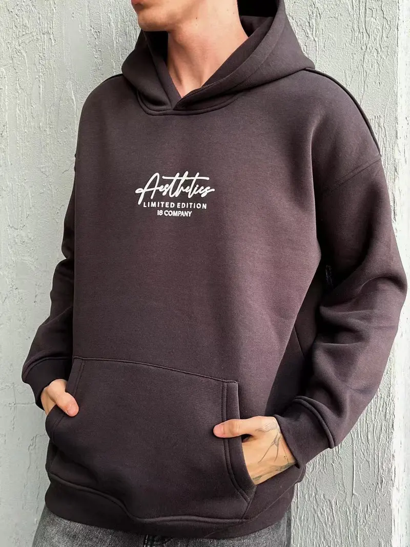 Sweat à capuche imprimé AESTHETICS