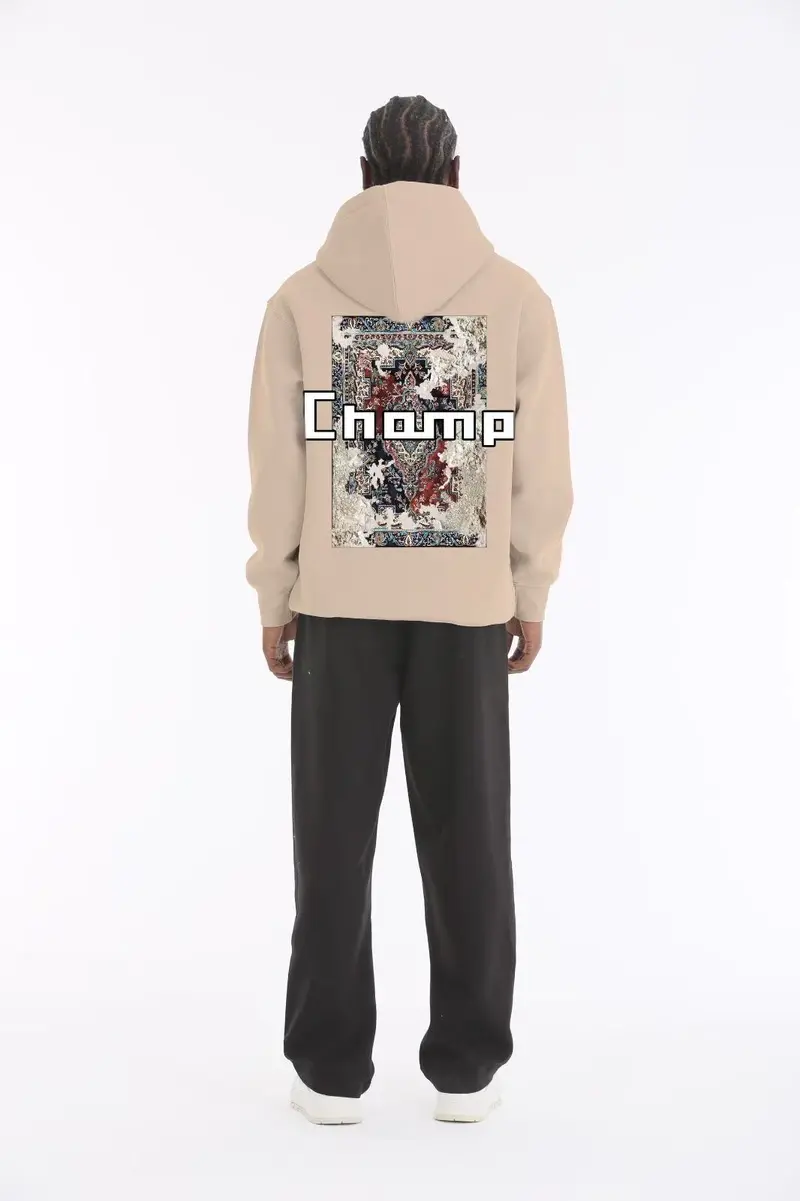 Sweat à capuche imprimé graphique