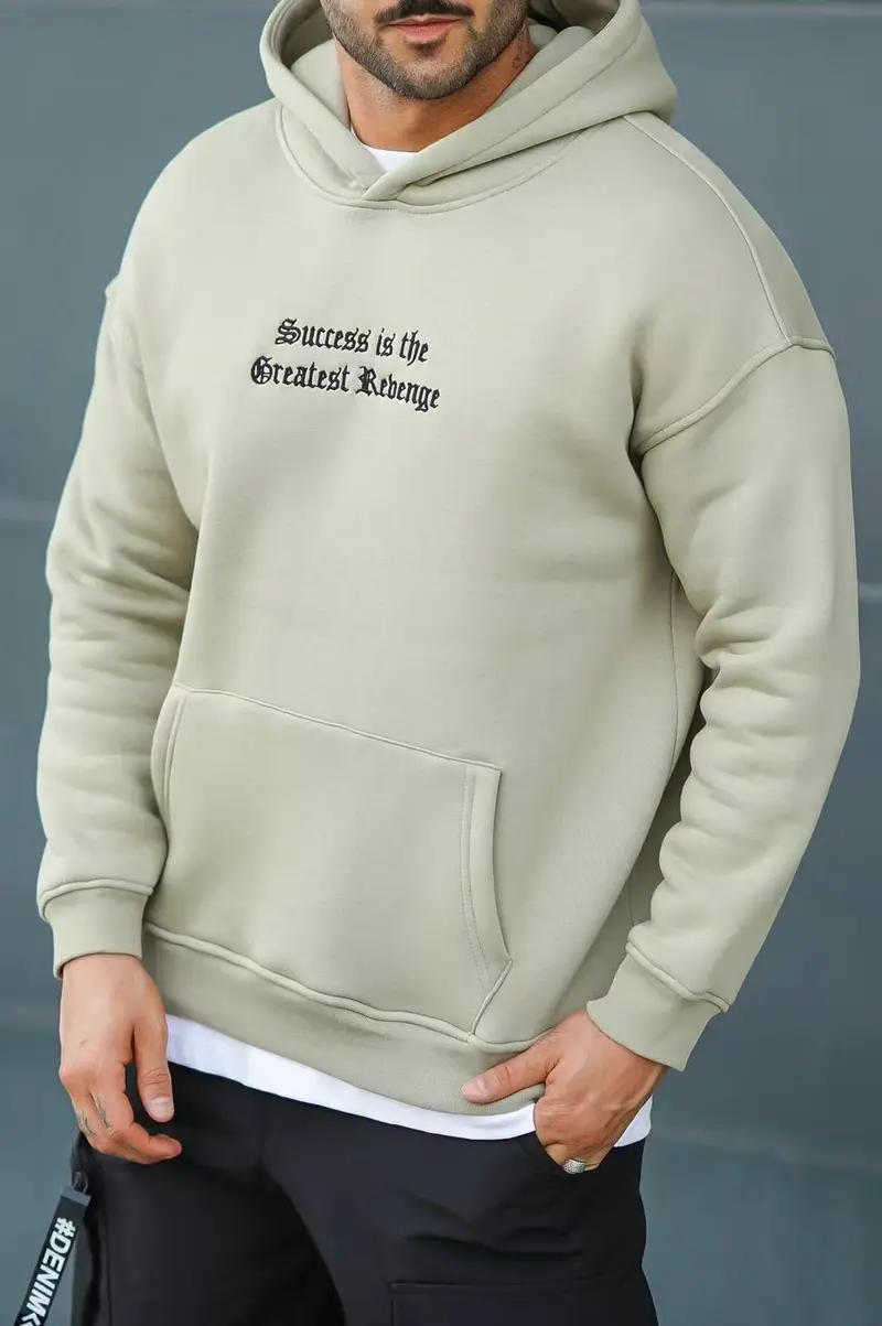 Sweat à capuche imprimé SUCESS