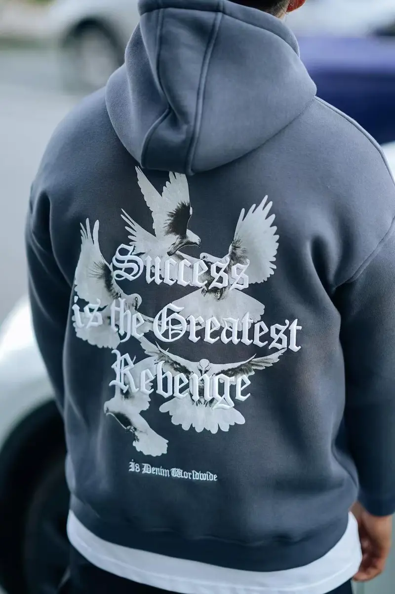 Sweat à capuche imprimé SUCESS