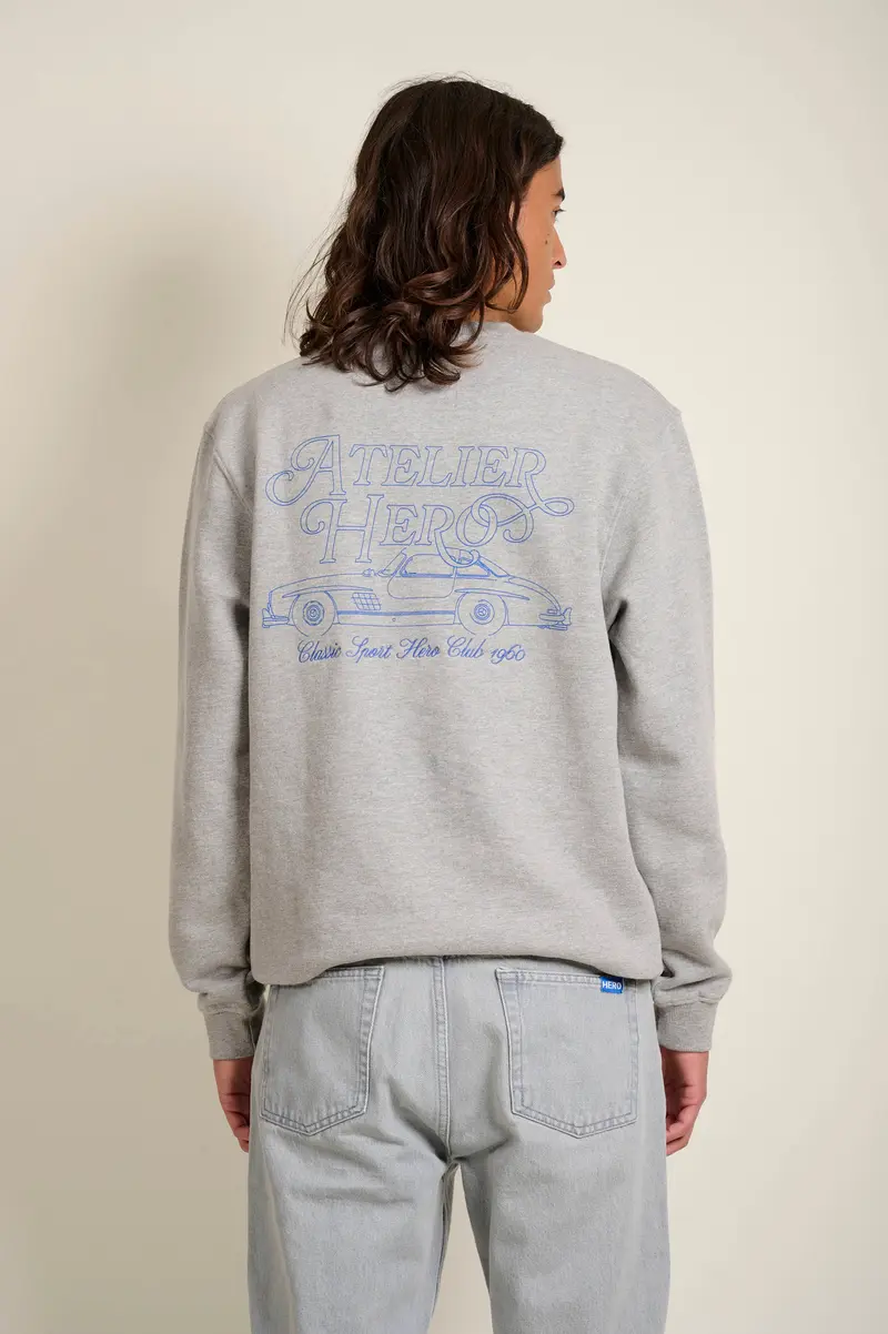 SWEAT ADRILLE - GREY MELANGE