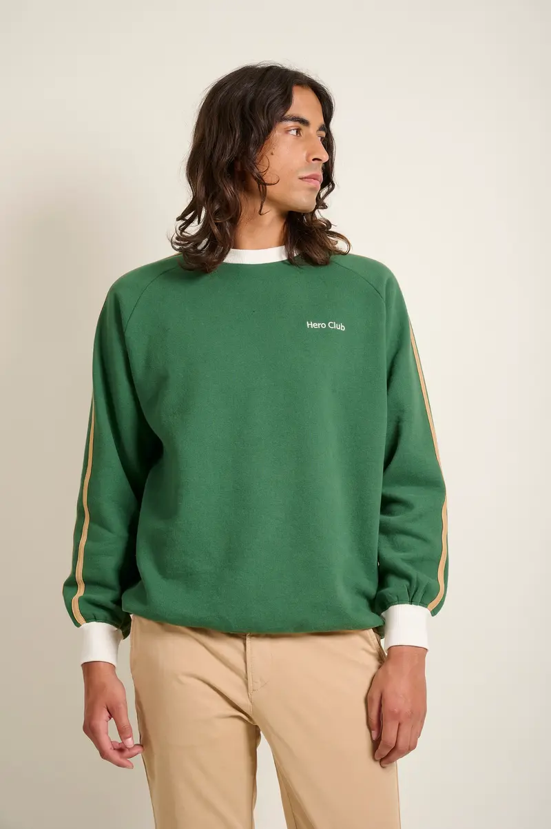 SWEAT ALMORE - GRASS GREEN