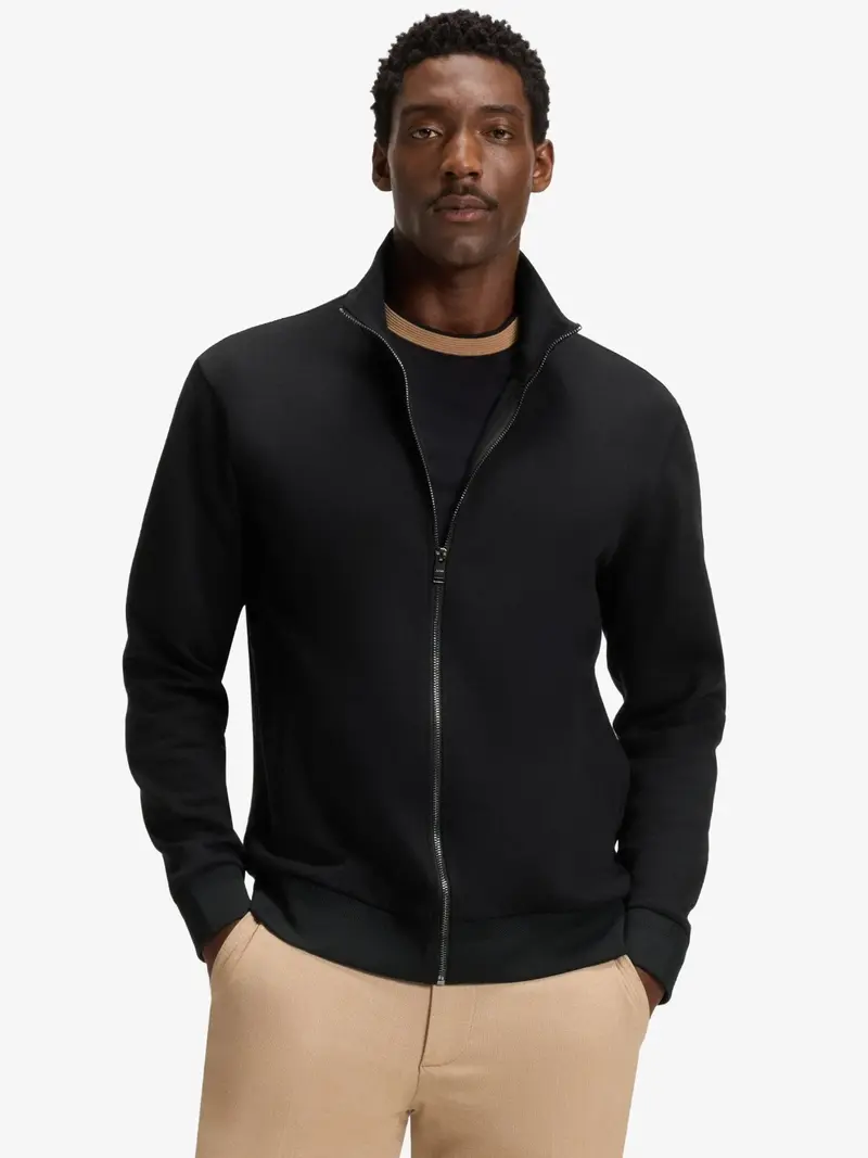 Sweat BOSS noir en coton