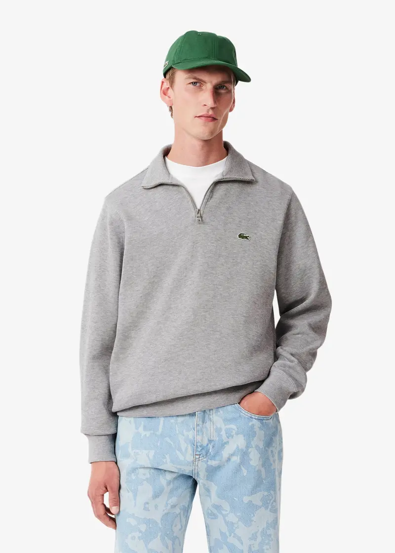 Sweat camionneur Lacoste gris