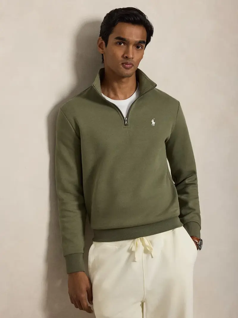 Sweat camionneur Ralph Lauren kaki