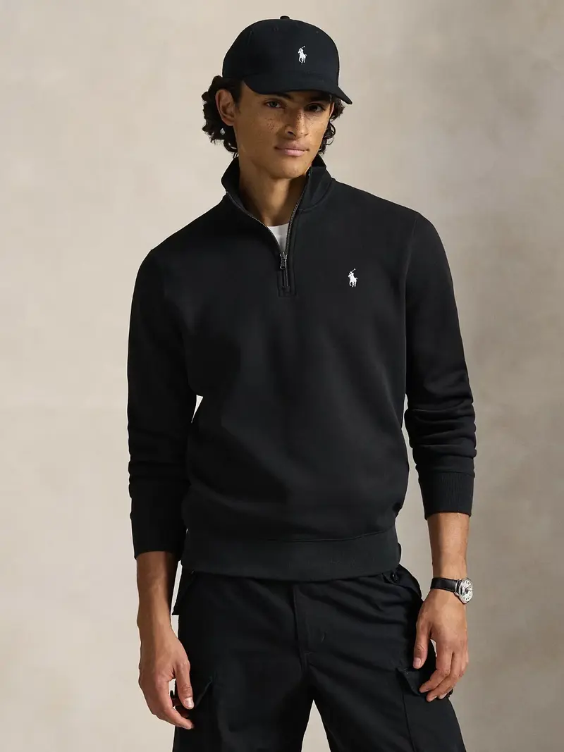 Sweat camionneur Ralph Lauren noir