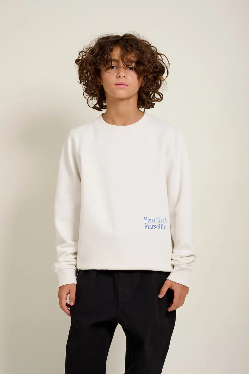 SWEAT DONA KID - OFF WHITE