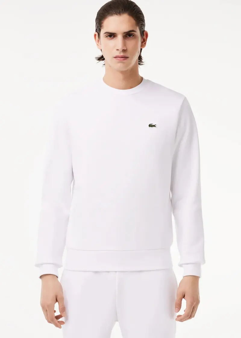 Sweat Lacoste blanc