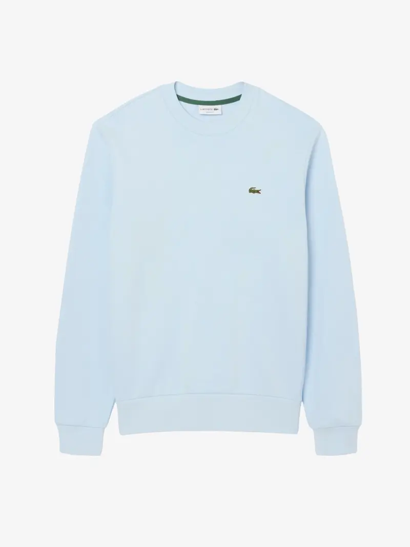 Sweat Lacoste bleu en molleton