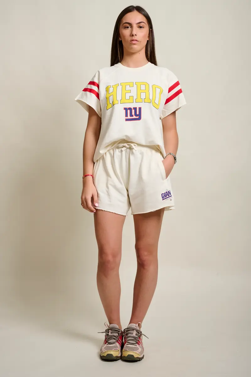 SWEAT MANCHES COURTES NFL - OFF WHITE