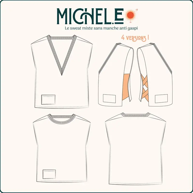 Sweat sans manches MICHEL.E