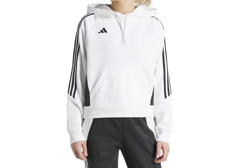Sweatshirt à capuche femme adidas Tiro Blanc 2024