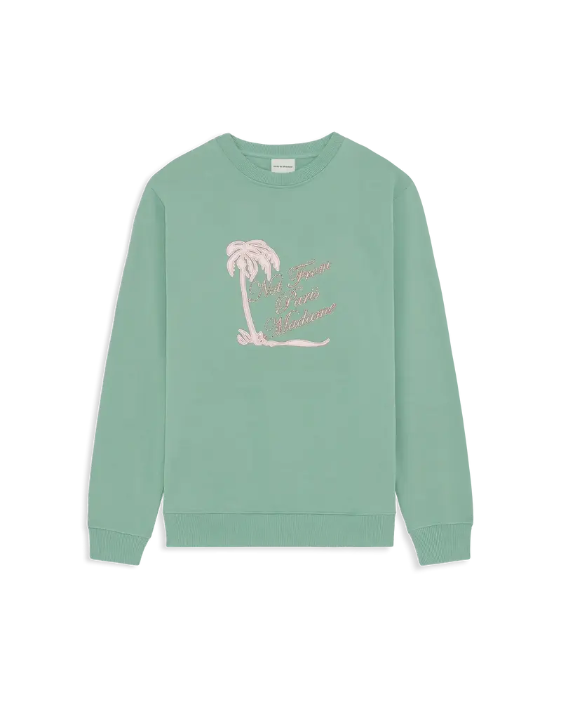 Sweatshirt Slogan Palmiers