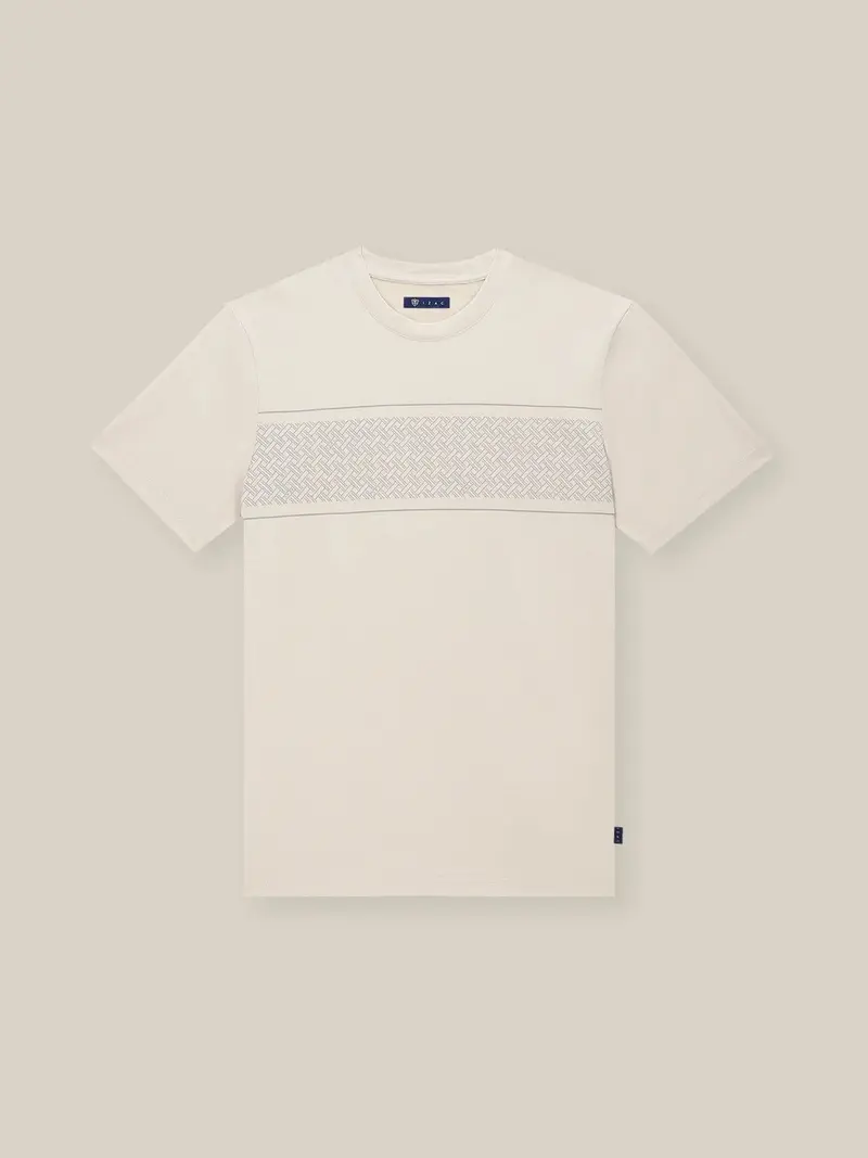 T-shirt à poche beige