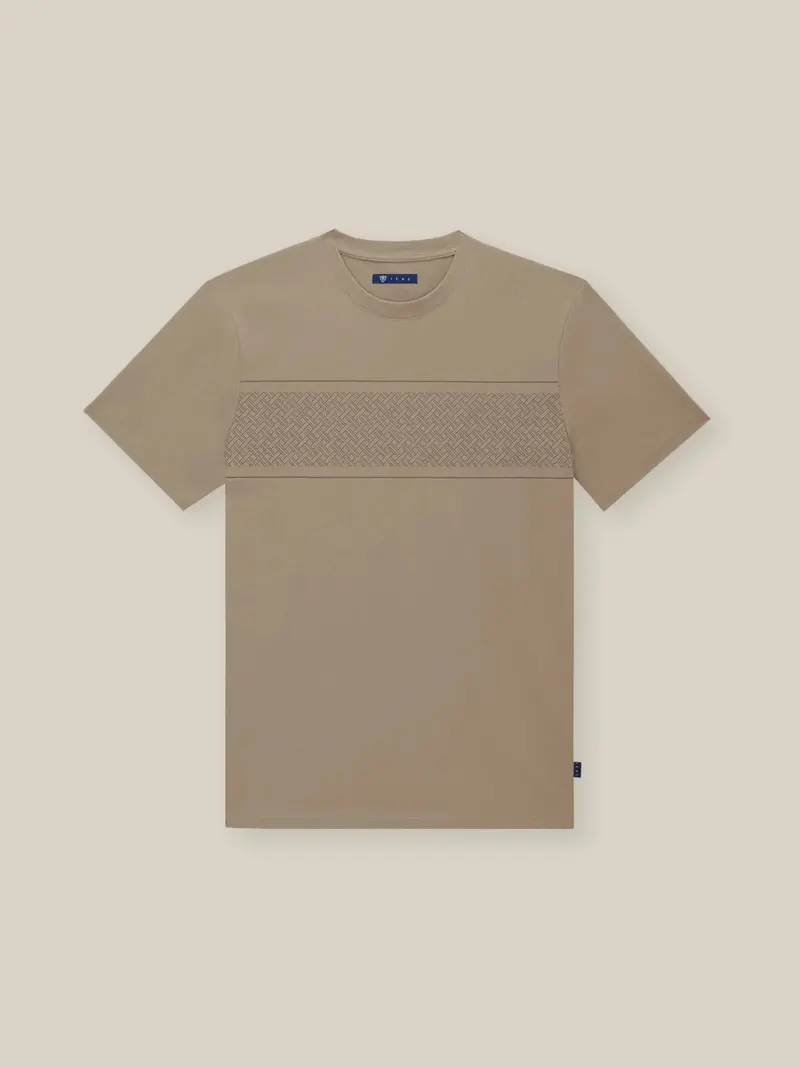 T-shirt à poche marron