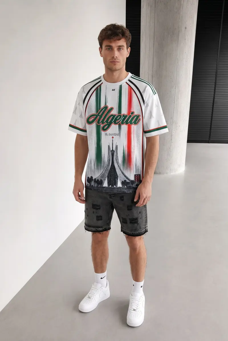 T-shirt Algeria 213 — Maillot El Djazair Édition