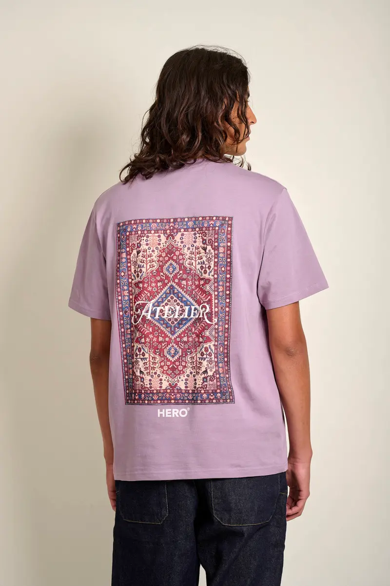 T-SHIRT APOLIN - MAUVE