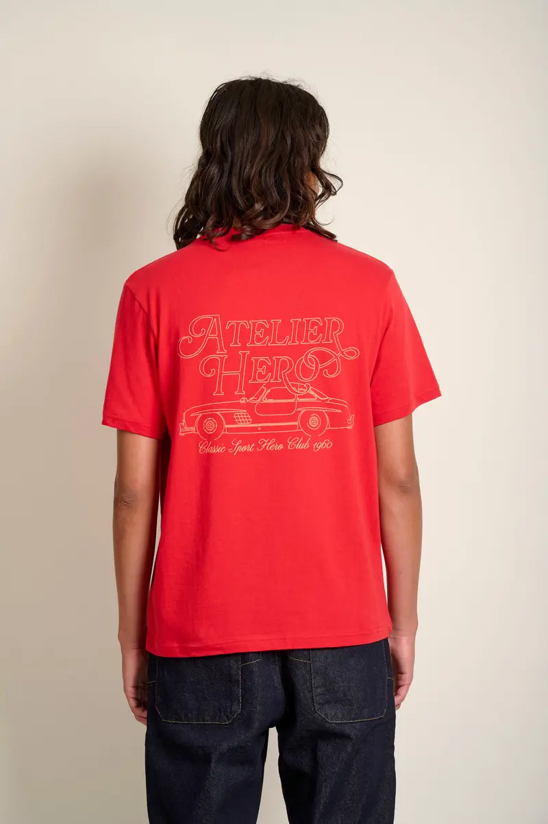T-SHIRT ARESKI - BERRY ROSE