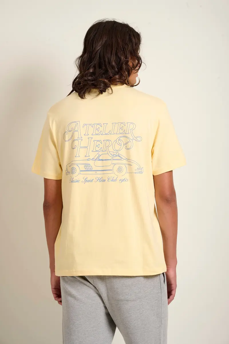 T-SHIRT ARESKI - BUTTER