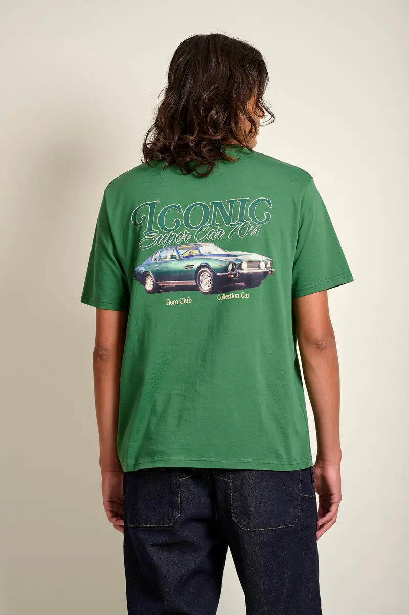 T-SHIRT AUBAN - GRASS GREEN