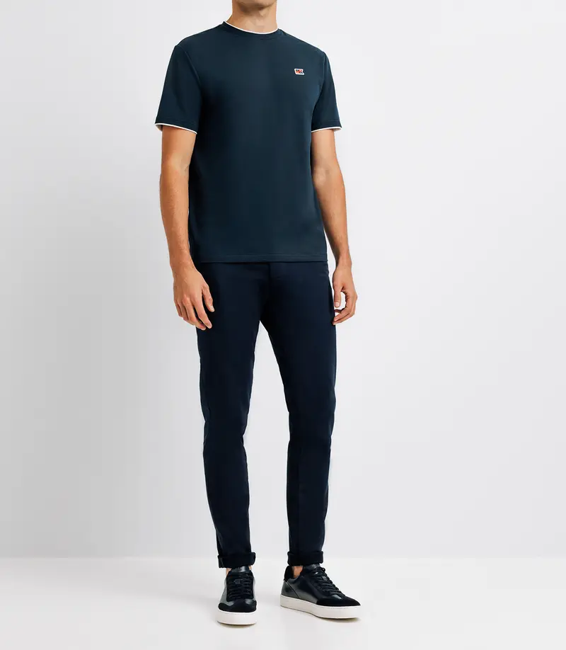 T-shirt avec patch marine