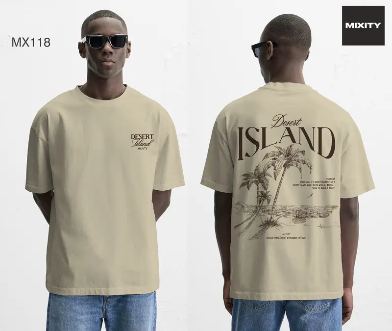 T-shirt beige ISLAND