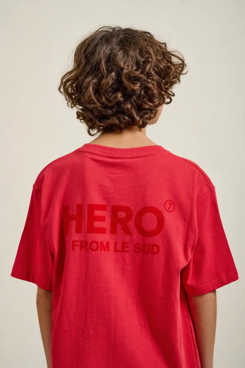 T-SHIRT BEST TEE KID - BERRY ROSE