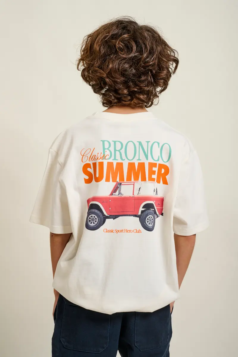 T-SHIRT BRONCO KID - OFF WHITE