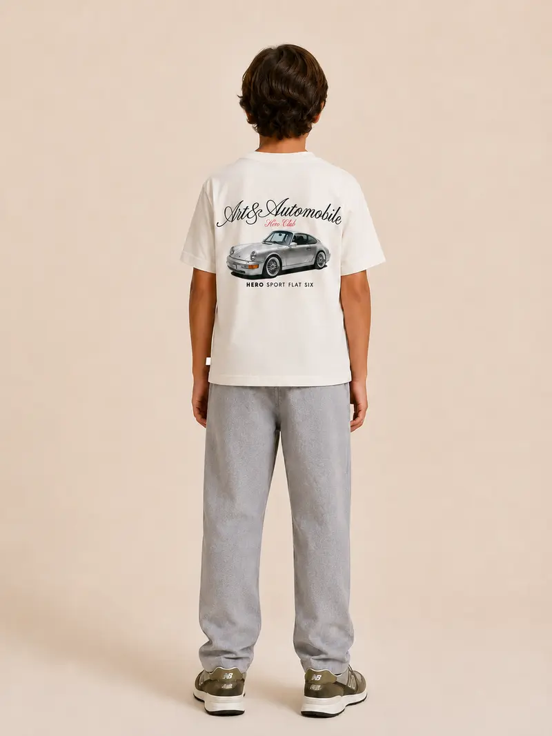 T-SHIRT CLUB 911 KID - OFF WHITE