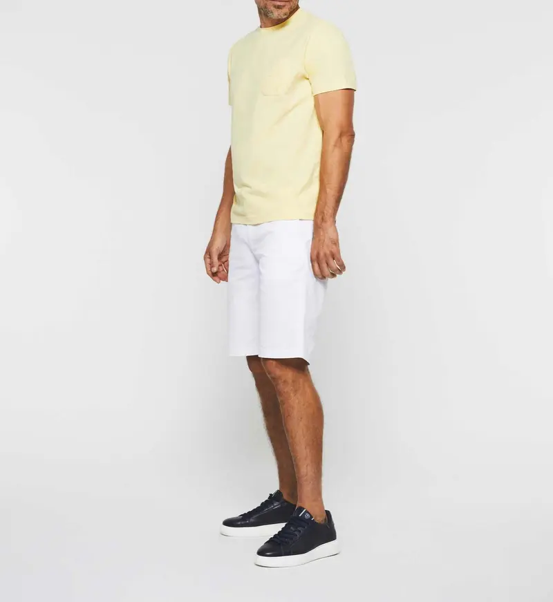 T-shirt col rond jaune "Gabriel"