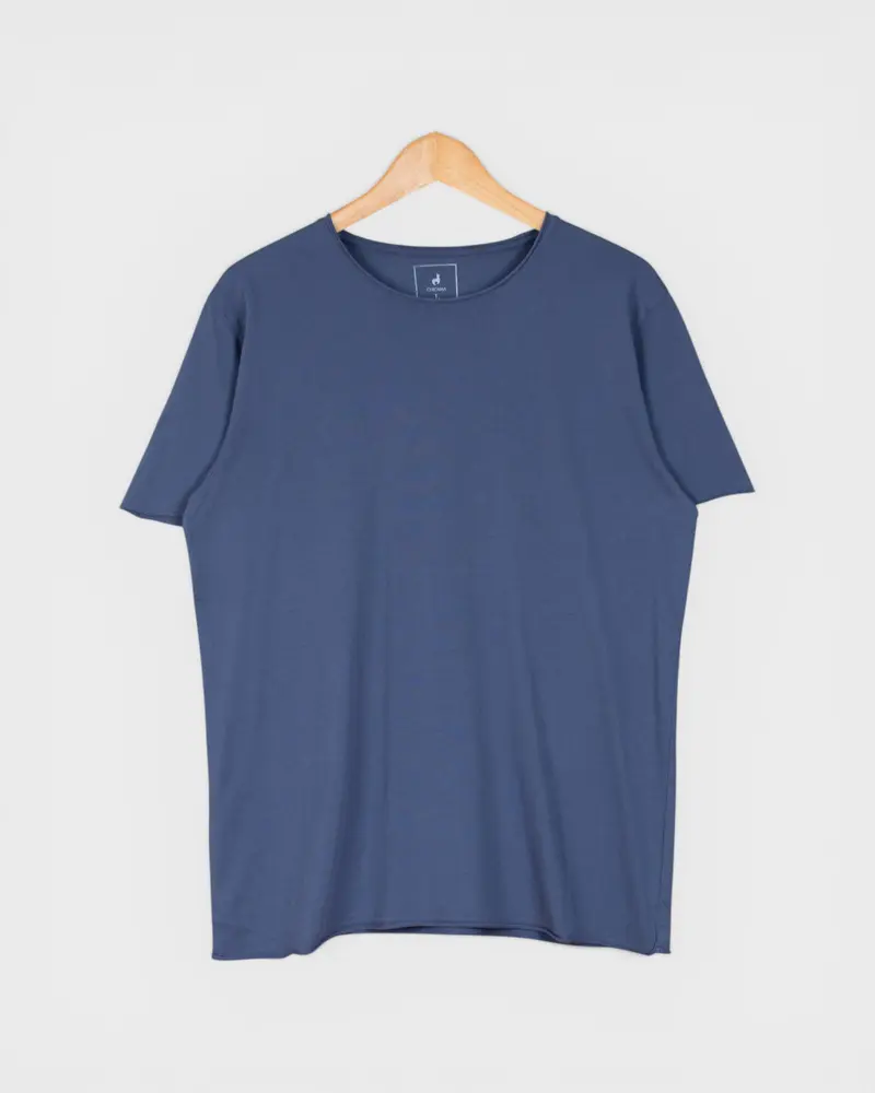 T-shirt coton Pima Marina