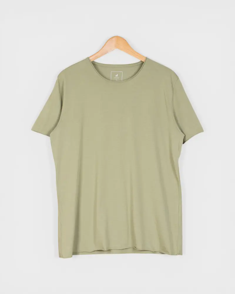 T-shirt coton Pima Pistache