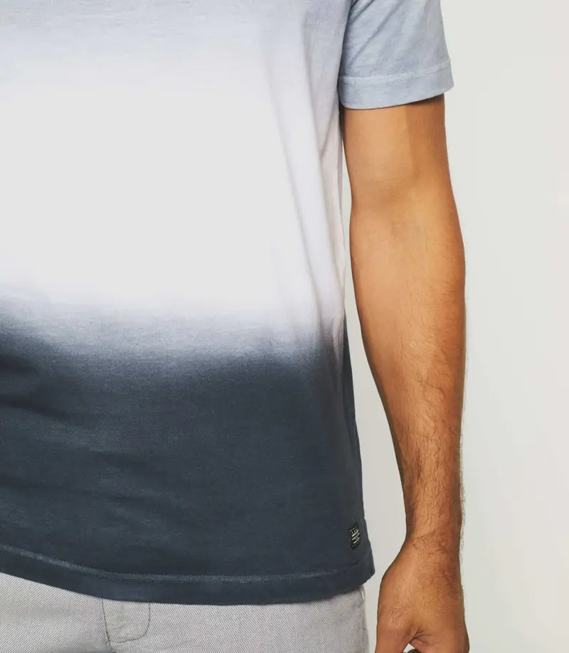 T-shirt dégradé gris et blanc "Gavin"